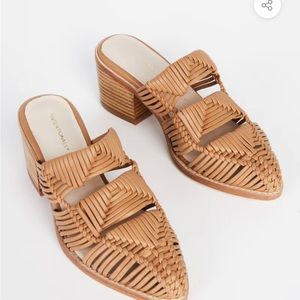 Calista Mule w low heel - please note stock photo is darker than pair for sale